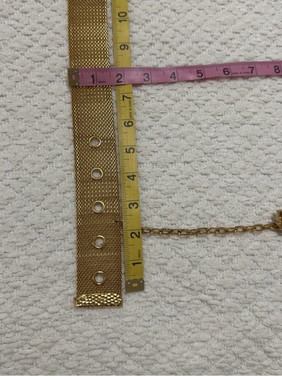 Vintage Sarah Coventry Gold Mesh with Chain Waist Belt Designer Style main image 10